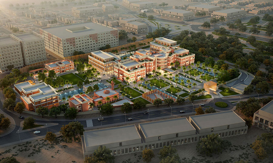 Црвентата палата во Ријад. | Извор: smeconstructionnews.com