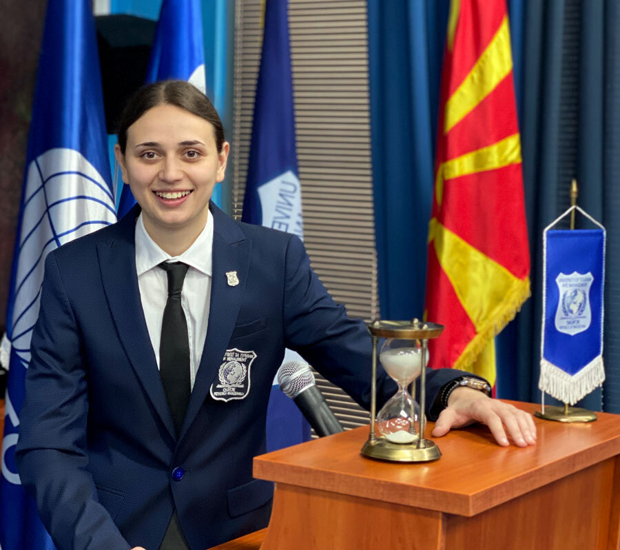 Доротеа Боцевска, студентка на Факултетот за информатика на УТМС