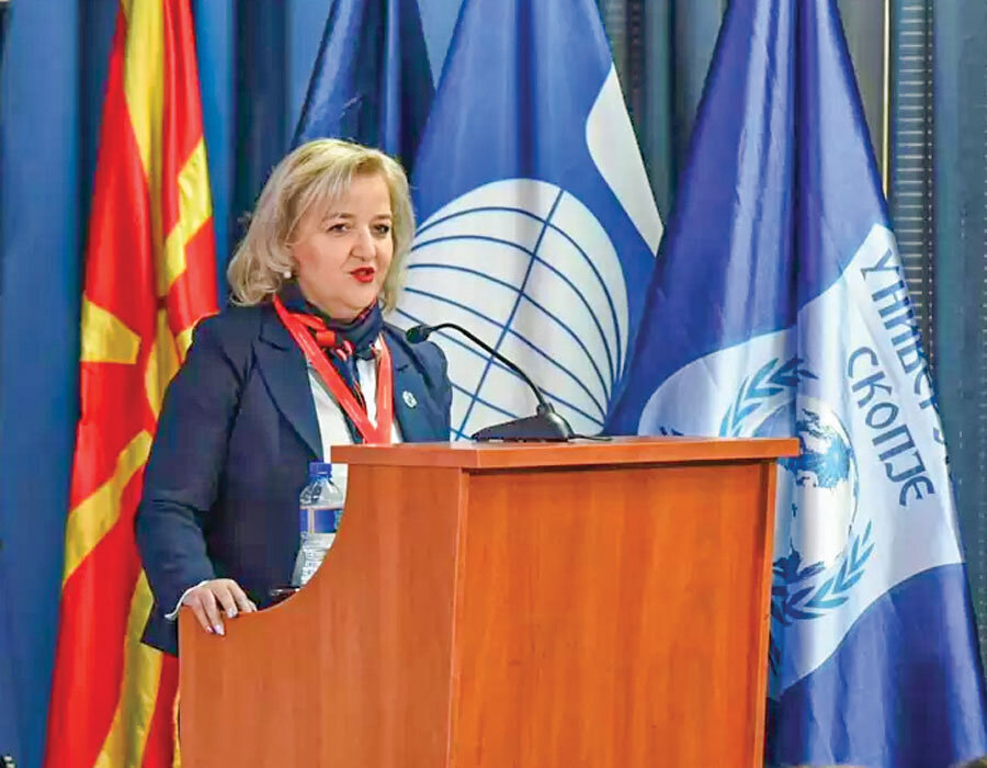 Поздравен говор на проф. д-р Јана Илиева, генерален секретар на Универзитет Скопје.