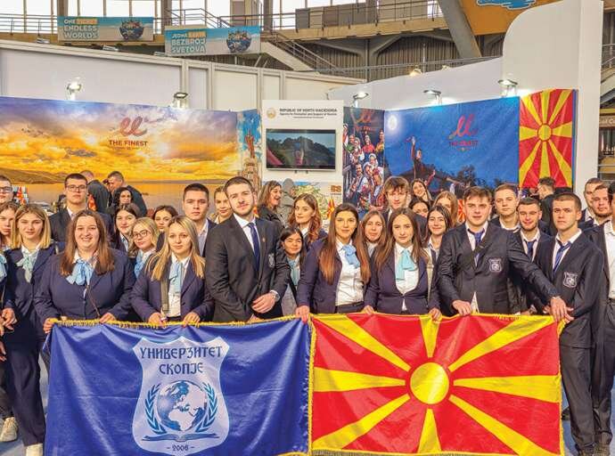 Студентите на УТМС присутни на Саемот за туризам во Белград