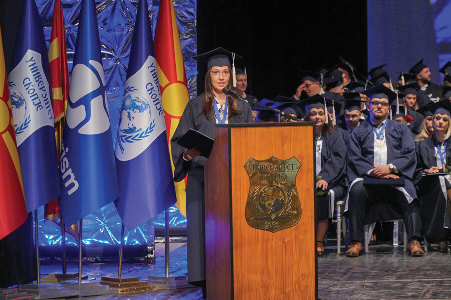 Гордана Бадаровски, надобар магистрант на Универзитетот Скопје