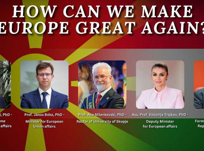 Моќна дебата на Универзитетот Скопје: Како да ја направиме Европа повторно голема?