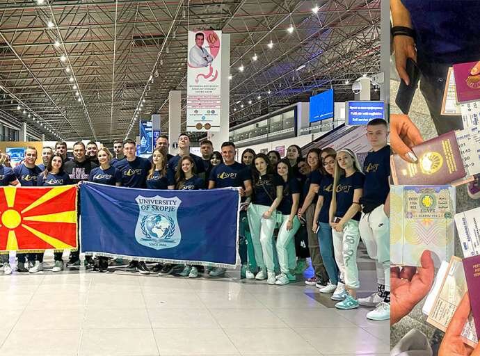 Студентите на УТМС во посета на Египет