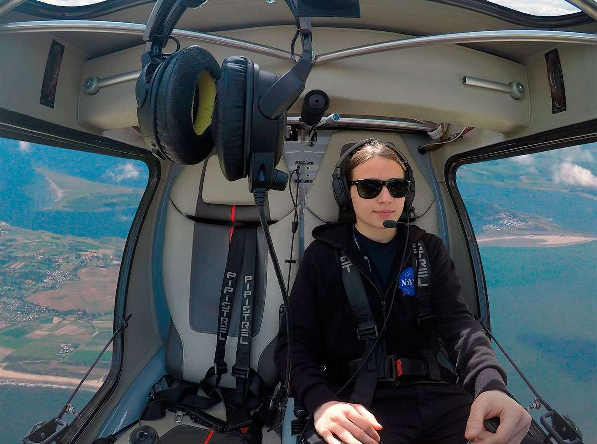 Доротеа Боцевска, пилотка на обука